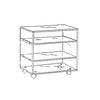 Meuble TV double plateaux